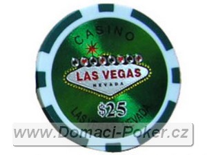 Las Vegas Laser 13gr. - Hodnota 25 - zelen