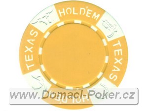 Texas Holdem 11,5gr. - Žlutý