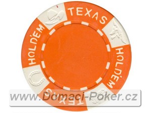 Texas Holdem 11,5gr. - Oranžový