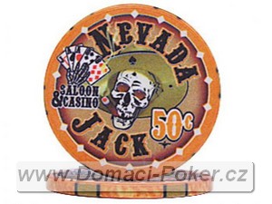 Nevada Jack 10,5gr. - Hodnota 50c - oranžový