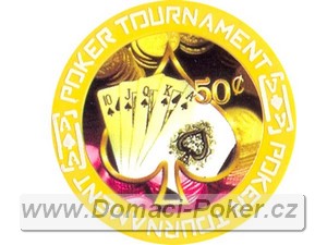 Tournament 11,5gr. - Hodnota 0.50 - žlutý