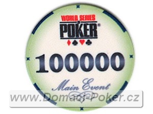 WSOP Main Event 10gr. - Hodnota 100.000 - zelenkavá