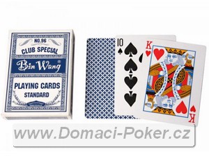 Hrací karty na poker BCG Playing Cards No. 92 - modré