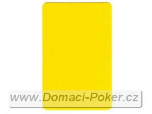 Cut Card Bridgesize - žlutá