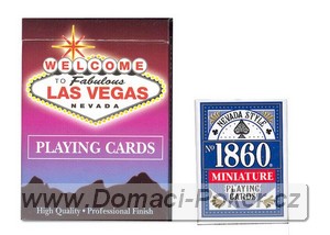 Mini pokerové karty 1860 Nevada Style