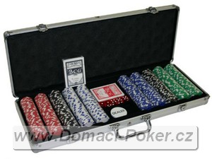 Poker set s motivem Kostky 500 NA PŘÁNÍ