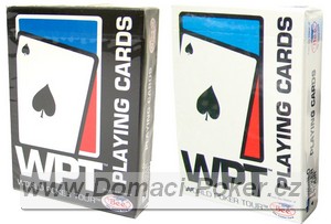Bee: WPT Hrací karty na poker - černé