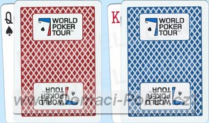 Bee: WPT Hrací karty na poker - modré
