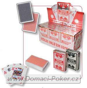Plastové karty Copag - texas Holdem Poker - černostříbrné