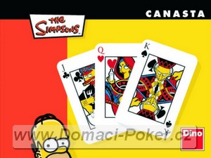 Canasta The Simpsons - papírová krabička