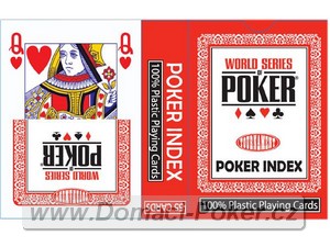WSOP 100% Plast, Poker Index, červené