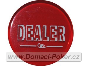 Dealer perleťový XL červený