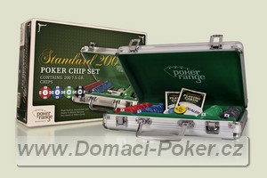 Poker Range 200, 7,5 gr., ALU kufřík
