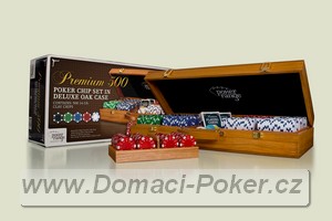 Poker Range Premium 500 14 gr v dřevěném kufříku