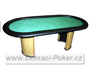 Pokerový stůl - Nevada ovál - zelený