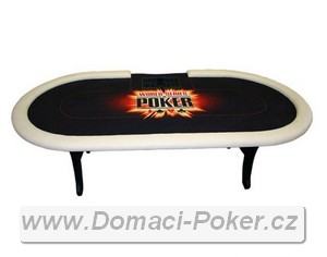 Pokerový stůl WSOP Final Table černý - ovál