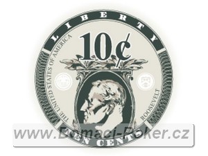 US Bankovky 10,5 gr. - hodnota 10c bílý