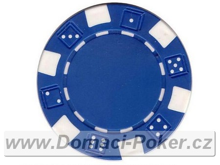 Poker etony Kostka 11,5gr. - Tmav modr