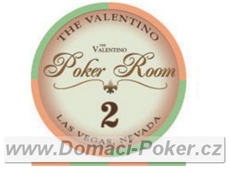 Valentino Poker Room 10,5gr. Plaketa 500000 modr
