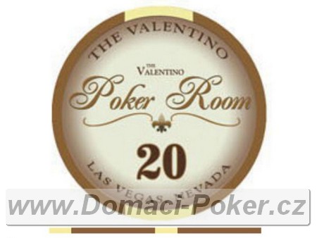 Valentino Poker Room 10,5gr. - Hodnota 20 - hnd