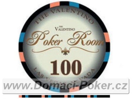 Valentino Poker Room 10,5gr. - Hodnota 100 - ern