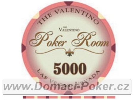 Valentino Poker Room 10,5gr. - Hodnota 5000 - rov