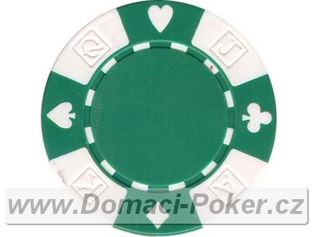 Poker eton Suit AKQJ - Zelen