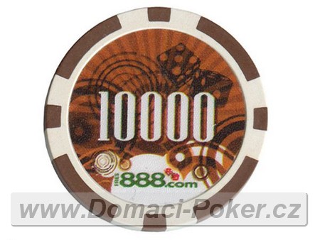 Poker etony 888 - Hodnota 10000 - hnd