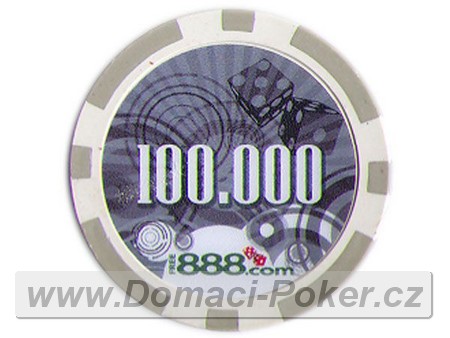 Poker etony 888 - Hodnota 100000 - bl