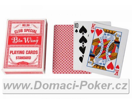 Hrac karty na poker BCG Playing Cards No. 92 - erven