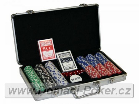 Poker set s motivem Kostky 300