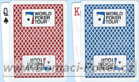 Bee: WPT Hrac karty na poker - modr