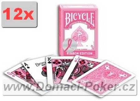 Bicycle Breast Cancer 12pk