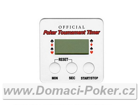 Poker timer měřič blindů hranatý + 1xAAA baterie